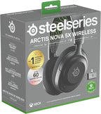 SteelSeries Arctis Nova 5X Wireless - Xbox Gaming Headset - 100+ Audio Presets via App - Neodymium Magnetic Drivers - 60H Battery - 2.4GHz/BT - ClearCast Gen2.X Mic - Supports PC, PS, Mobile