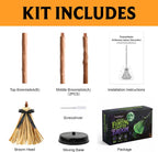 Halloween Decorations Indoor - 49" Animated Floating Lighted Witch Broom
