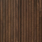 Signature Design by Ashley Mango Wood Accent Cabinet with Doors, Sideboard | Heavyweight construction in rich dark brown, Elegant vertical fluting, Curved sides, Wire management, Amickly Series