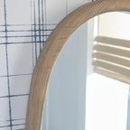Signature Design by Ashley Aarilynn Casual Accent Mirror with Thick Frame, Antique Brown