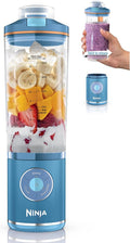Ninja Blast Max Portable Blender, 22oz, Blue Raspberry, BC251BL2 | Twist & Go removable 22-oz vessel. Auto-iQ Crush & Smoothie programs, cordless. Dishwasher safe, leakproof lid.