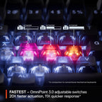 SteelSeries Apex Pro Mini Gen 3 Gaming Keyboard - 60 Percent Hall Effect Keyboard, Magnetic Keyboard with OmniPoint 3.0 Switches - Adjustable Actuation, Rapid Trigger, Rapid Tap/SOCD - English QWERTY