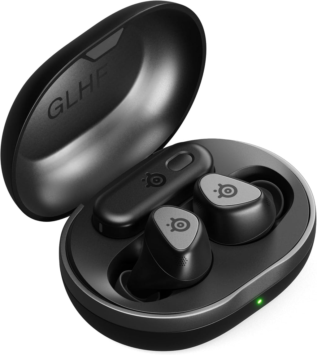 SteelSeries Arctis GameBuds for Xbox - Wireless Gaming Earbuds - 2.4GHz + BT 5.3 - ANC/Transparency - IP55 Water Resistant - 40H Battery - Wireless Charging - Xbox, PC, Switch 2, PS5, Mobile - Black
