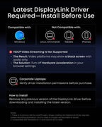 Anker Prime Docking Station (DL7400), 14-in-1 Triple Display, DisplayLink