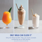 Ninja SLUSHi MAX Smart Frozen Drink Maker, 12+ Servings, Peach, FS605 | 2X BIGGER & 2X FASTER than the original Ninja SLUSHi, SlushAssist Technology, XXL 150 oz vessel, 12+ servings