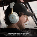 SteelSeries Arctis Nova Elite - Hi-Res Wireless Gaming Headset - 96kHz/24bit - Carbon Fiber Speakers - ANC - AI Noise Rejection - App - 2.4GHz + BT - Multi-Source Mix; OmniPlay PC+PS+Xbox - Sage&Gold