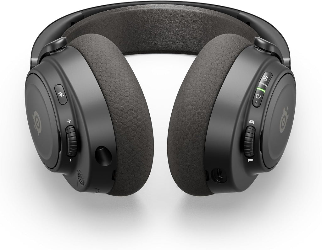 SteelSeries Arctis Nova 7 Wireless Gen 2 - Wireless Gaming Headset for PC - Compatible with PC, PS5, Switch & more - Mobile App Control - 50+ HR with Fast Charge - Mixable 2.4GHz/Bluetooth - Black