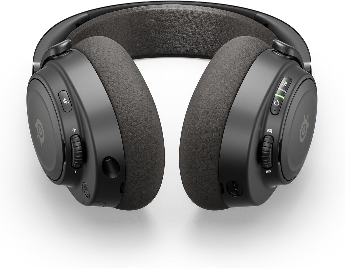 SteelSeries Arctis Nova 7 Wireless Gen 2 - Wireless Gaming Headset for PC - Compatible with PC, PS5, Switch & more - Mobile App Control - 50+ HR with Fast Charge - Mixable 2.4GHz/Bluetooth - Black