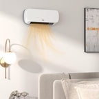 HOMCOM Wall Mounted Space Heater, 2000W Ceramic Heater, White