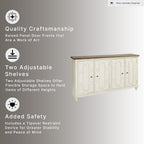 Signature Design by Ashley Roranville 69" Sideboard Buffet Accent Cabinet