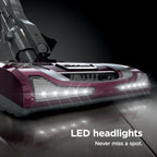 Shark Rocket Pet Plus Corded Stick Vacuum, Lightweight, Bordeaux, HV322