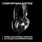 SteelSeries Arctis Nova Pro for Xbox - Multi-System Gaming Headset (Xbox, PC, Switch & More) - Premium Hi-Fi Drivers - Hi-Res Certified GameDAC Gen2 - 360° Spatial Audio - Retractable Mic
