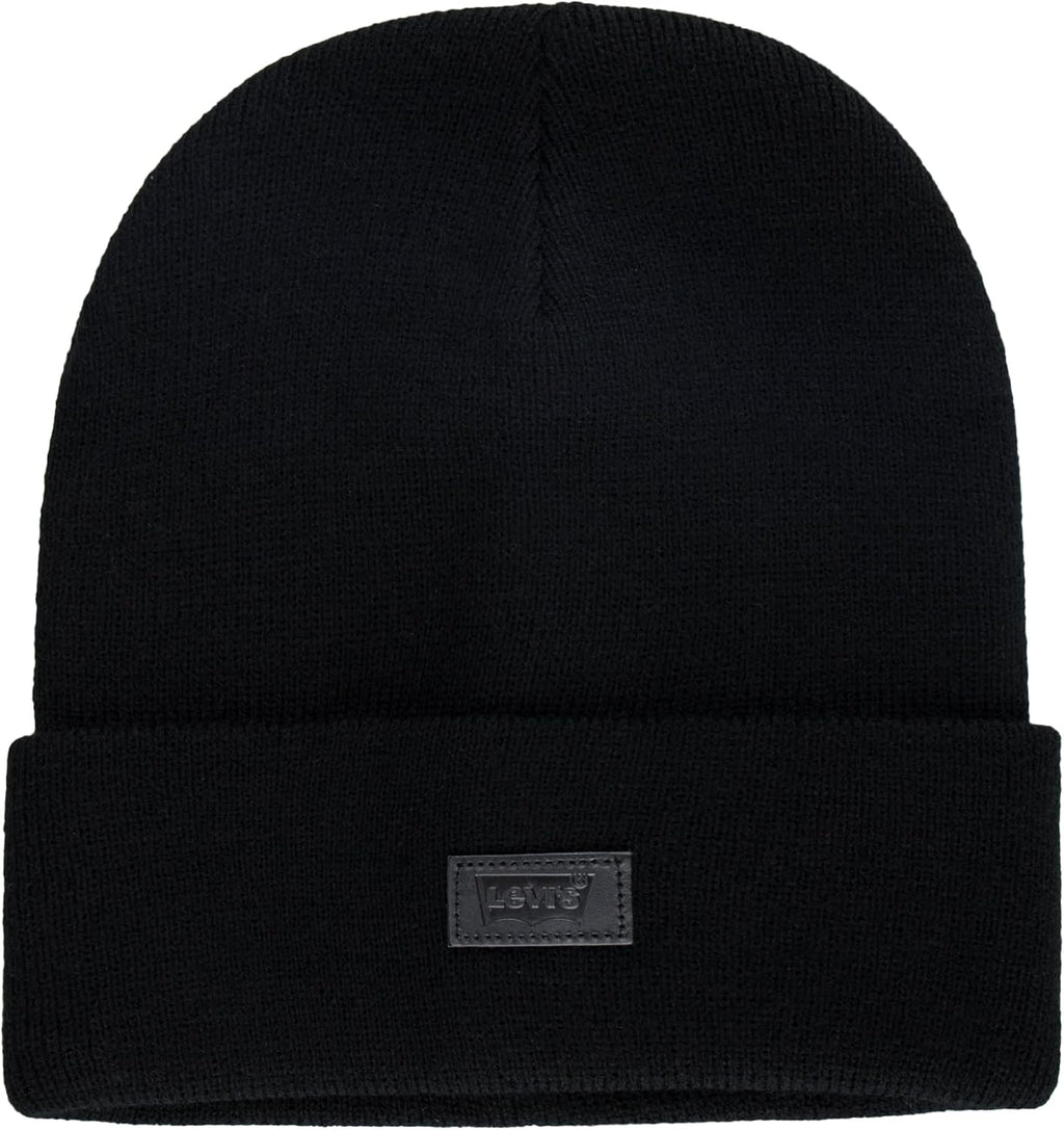 Levi's Mens All-Season Hero Beanie Soft Knit Cuffed Winter Hat, Warm & Comfortable Everyday Style