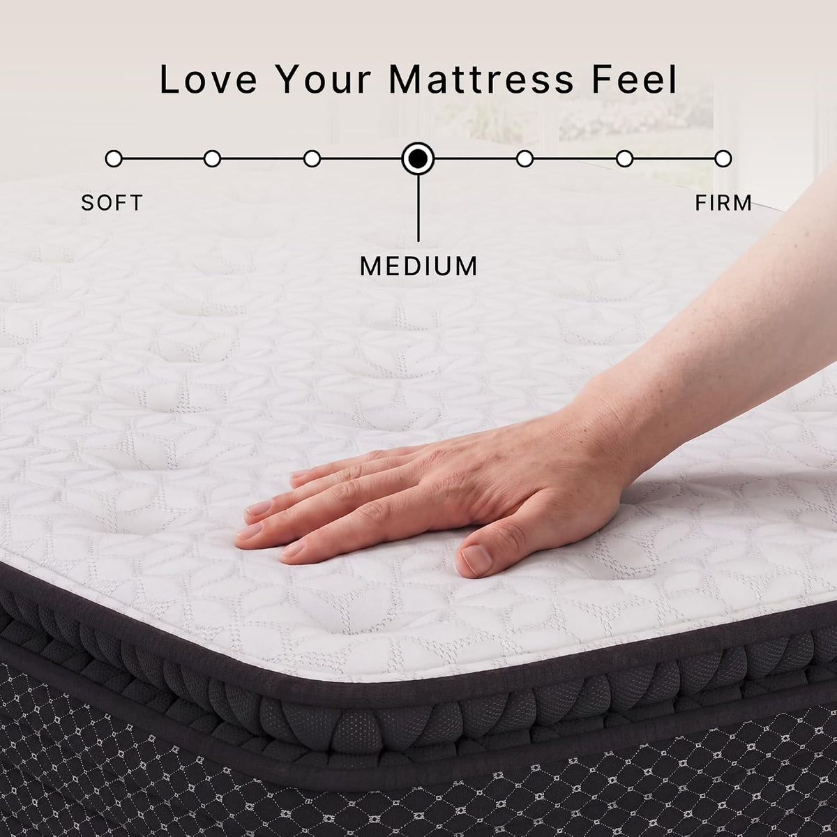 Signature Design by Ashley Queen Pillow Top 13 ' Pillow Top Hybrid Mattress with Gel Memory Foam, Edge Support for Cool Sleep and Pressure Relief, Fiberglass-Free, Bed In A Box