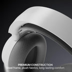 SteelSeries Arctis Nova 7 Wireless Gen 2 - Wireless Gaming Headset for PC - Compatible with PC, PS5, Switch & more - Mobile App Control - 50+ HR with Fast Charge - Mixable 2.4GHz/Bluetooth - White