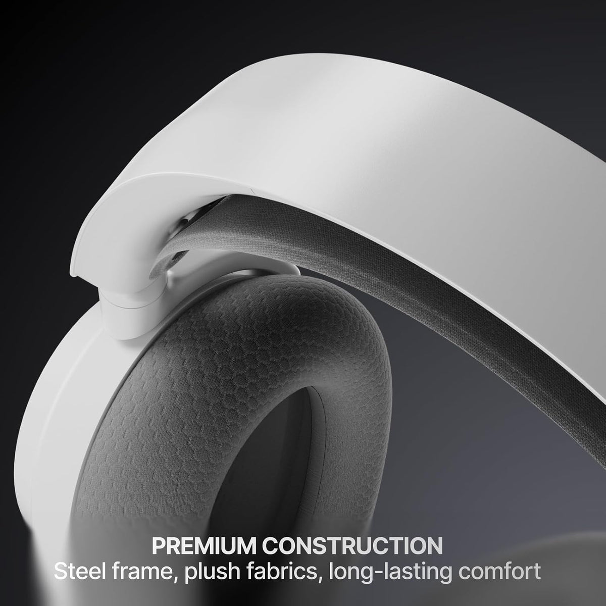 SteelSeries Arctis Nova 7 Wireless Gen 2 - Wireless Gaming Headset for PC - Compatible with PC, PS5, Switch & more - Mobile App Control - 50+ HR with Fast Charge - Mixable 2.4GHz/Bluetooth - White