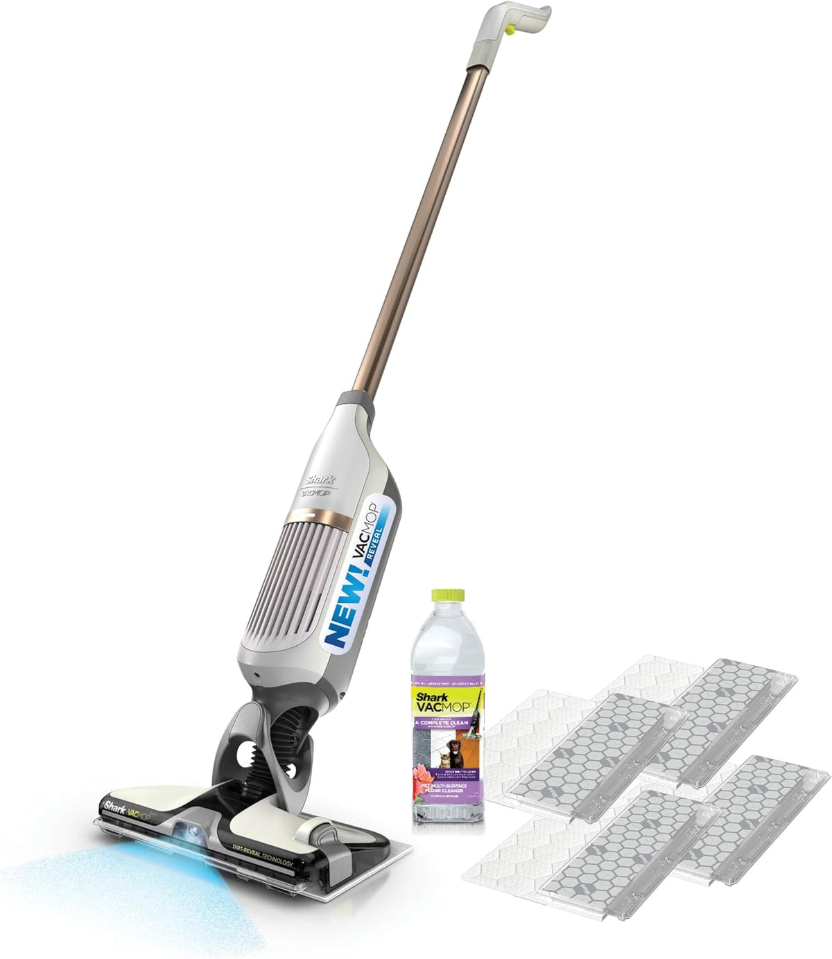 Shark VACMOP Cordless Vacuum & Spray Mop, Gray, VM252