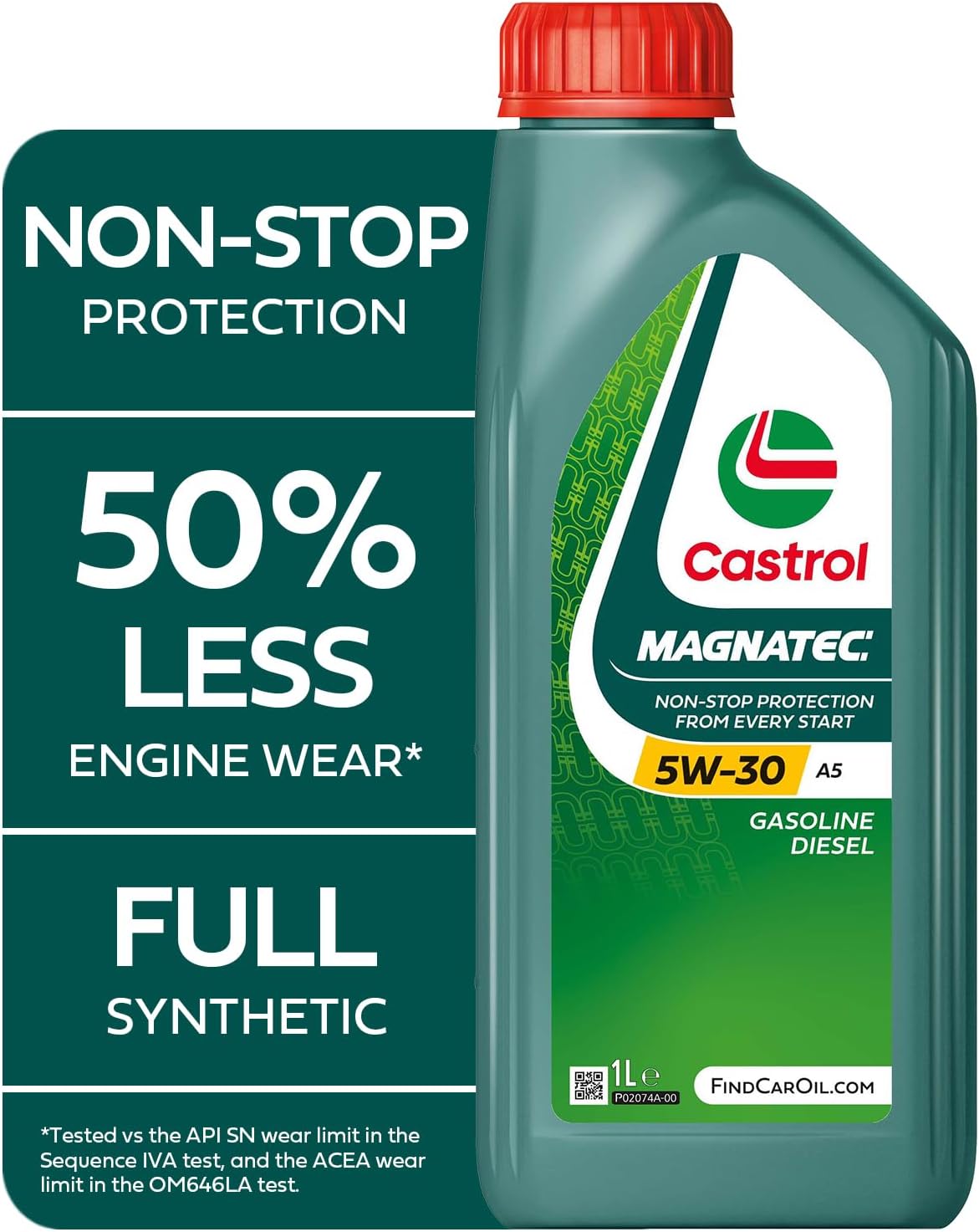 Castrol MAGNATEC 5W-30 A5 Full Synthetic Engine Oil, 1L