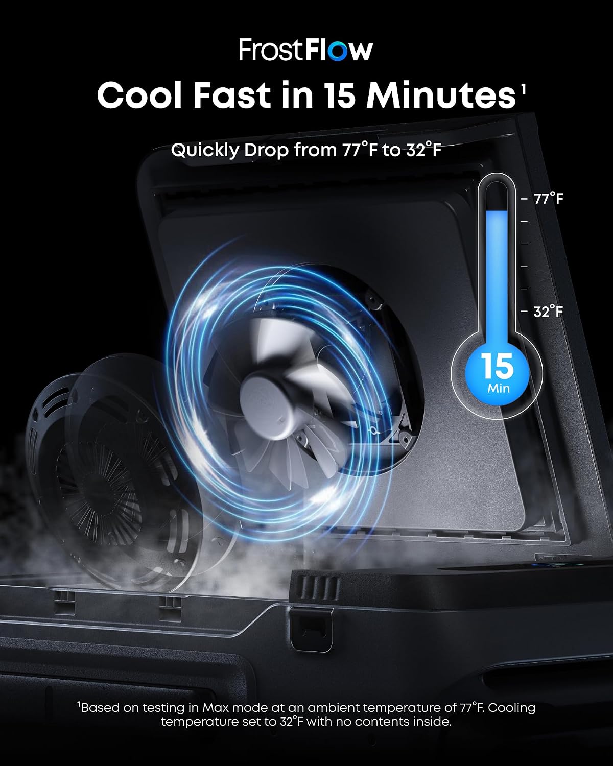 Anker SOLIX EverFrost 2 40 L Electric Cooler, 288Wh Battery, Outdoor