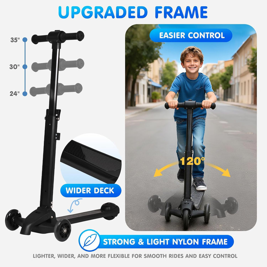 4in1 Suitcase Scooter,Ride on Suitcase for Kids,Toddler Flight Essential