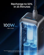 Anker Prime Power Bank, 20,100mAh 3-Port Portable Charger
