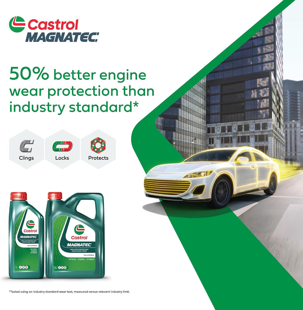 Castrol MAGNATEC 5W-30 A5 Full Synthetic Engine Oil, 5L