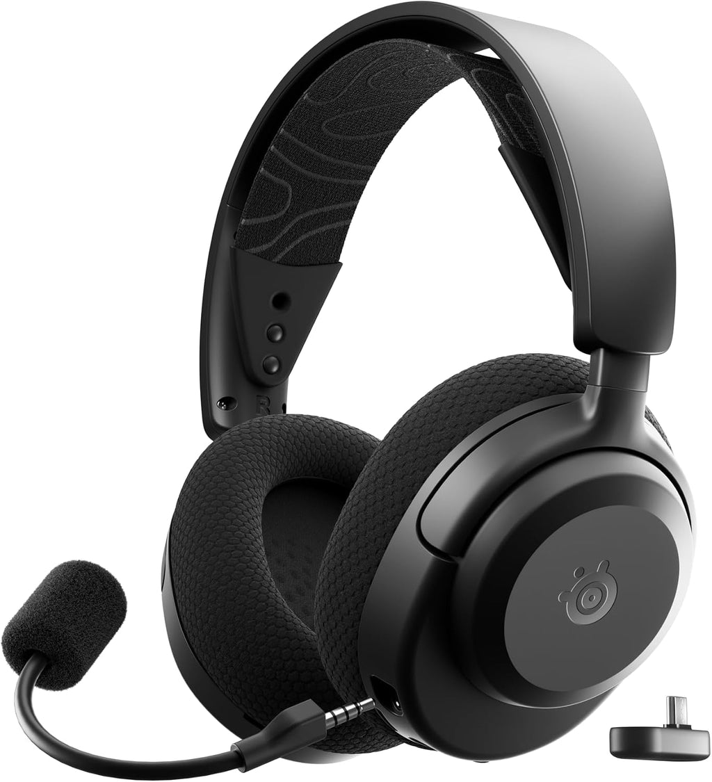 SteelSeries Arctis Nova 3X Wireless - Xbox Headset - Gaming Headset - Mobile App Control - 40 HR Battery with fast charging - Compatible with Xbox, PC, Switch and more - 2.4GHz/Bluetooth - Black