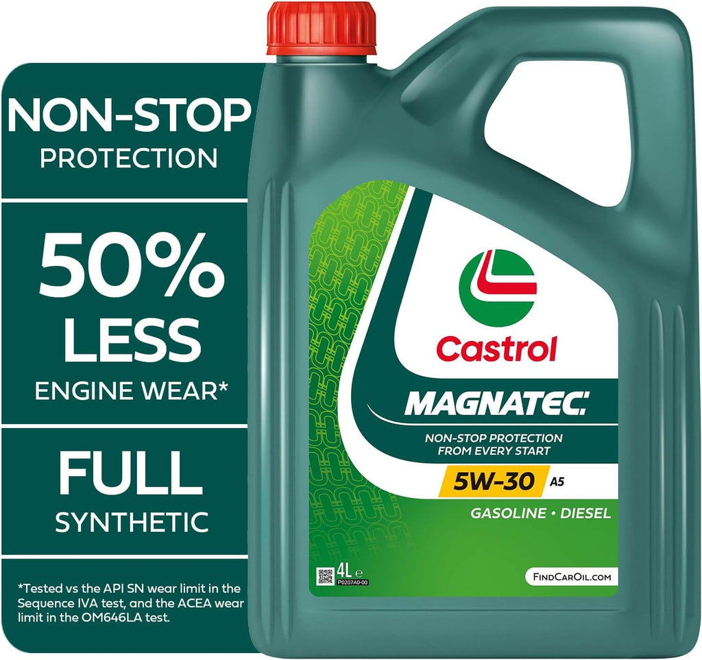 Castrol MAGNATEC 5W-30 A5 Full Synthetic Engine Oil, 4L