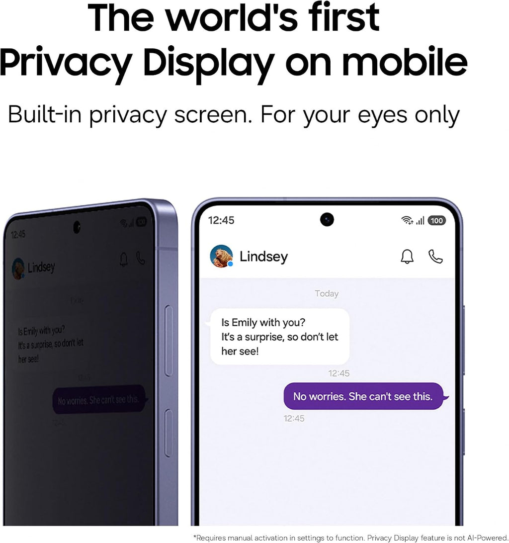Samsung Galaxy S26 Ultra AI Phone, Privacy Display, Snapdragon AP, 200MP Camera, 16 GB Memory, 1 TB Storage, 5000 mAh Battery, Galaxy AI, Cobalt Violet, (Renewed)