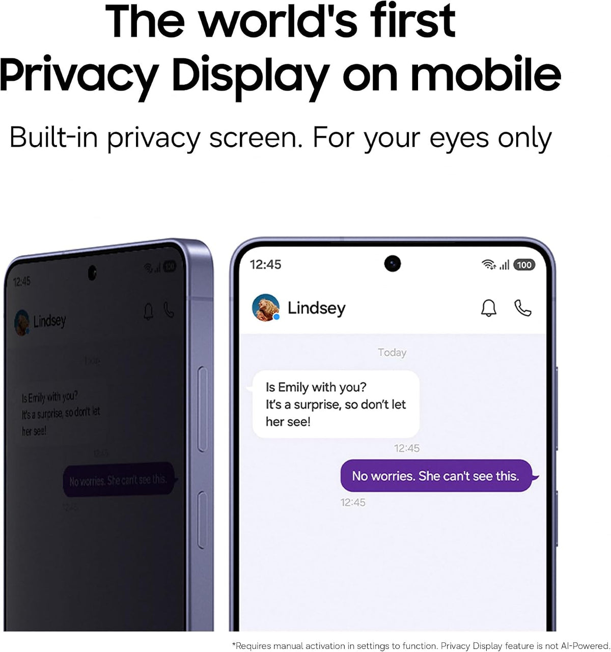 Samsung Galaxy S26 Ultra AI Phone, Privacy Display, Snapdragon AP, 200MP Camera, 16 GB Memory, 1 TB Storage, 5000 mAh Battery, Galaxy AI, Cobalt Violet, (Renewed)