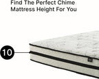 Signature Design by Ashley Queen Mattress, 10 Inch Medium Firm Hybrid