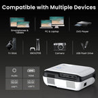 HAPPRUN Native 1080P Bluetooth Projector - Standard