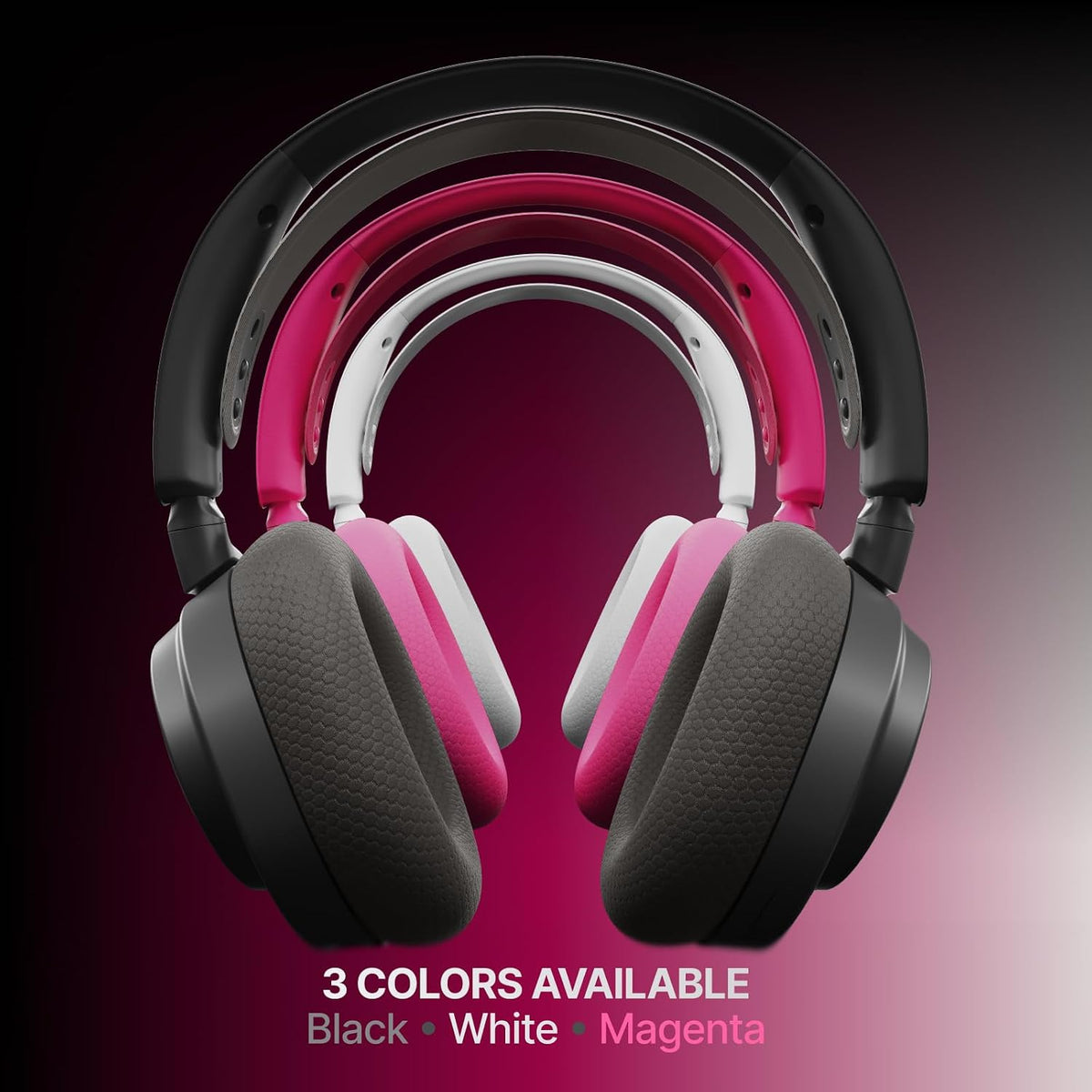 SteelSeries Arctis Nova 7X Wireless Gen 2 - Xbox Headset - Gaming Headset - Mobile App Control - 50+ HR with Fast Charge - Compatible with Xbox PC, Switch & More - Mixable 2.4GHz/Bluetooth - White