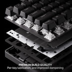 SteelSeries Apex Pro TKL Gen 3 Gaming Keyboard - OmniPoint 3.0 Analog Magnetic Switches, QuickSet Auto-Presets (Rapid Trigger, Rapid Tap/SOCD, Protection Mode), OLED, RGB, PBT, USB-C, English QWERTY