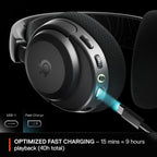 SteelSeries Arctis Nova 3X Wireless - Xbox Headset - Gaming Headset - Mobile App Control - 40 HR Battery with fast charging - Compatible with Xbox, PC, Switch and more - 2.4GHz/Bluetooth - Black