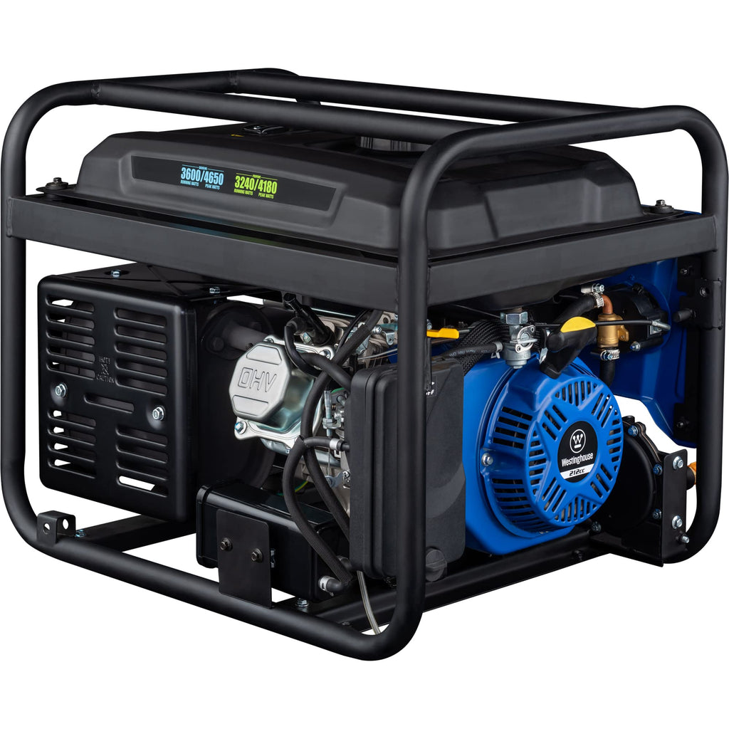 Westinghouse 4650 Peak Watt Portable Generator, RV Ready 30A Outlet, Gas Powered, CO Sensor