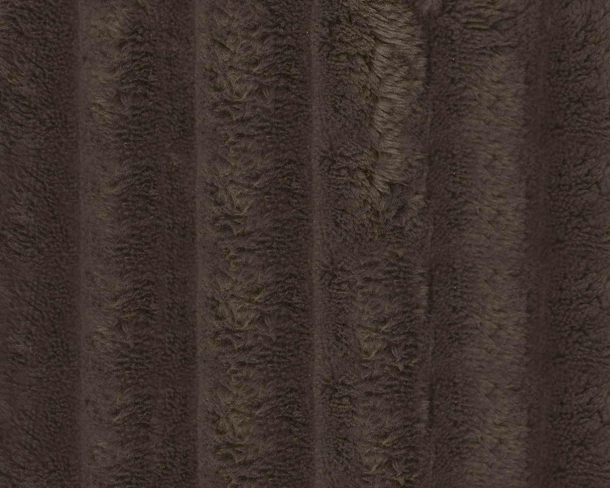 Signature Design by Ashley Top Tier Rocker Recliner Chair, Oversized Wide Seat, Cozy Corduroy Velvet Polyester Upholstery, Manual Pull Tab Lounge Chair for Living Room, No Assembly Required, Chocolate