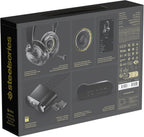 SteelSeries Arctis Nova Elite - Hi-Res Wireless Gaming Headset - 96kHz/24bit - Carbon Fiber Speakers - ANC - AI Noise Rejection - App - 2.4GHz + BT - Multi-Source Mix - OmniPlay PC+PS+Xbox - Black