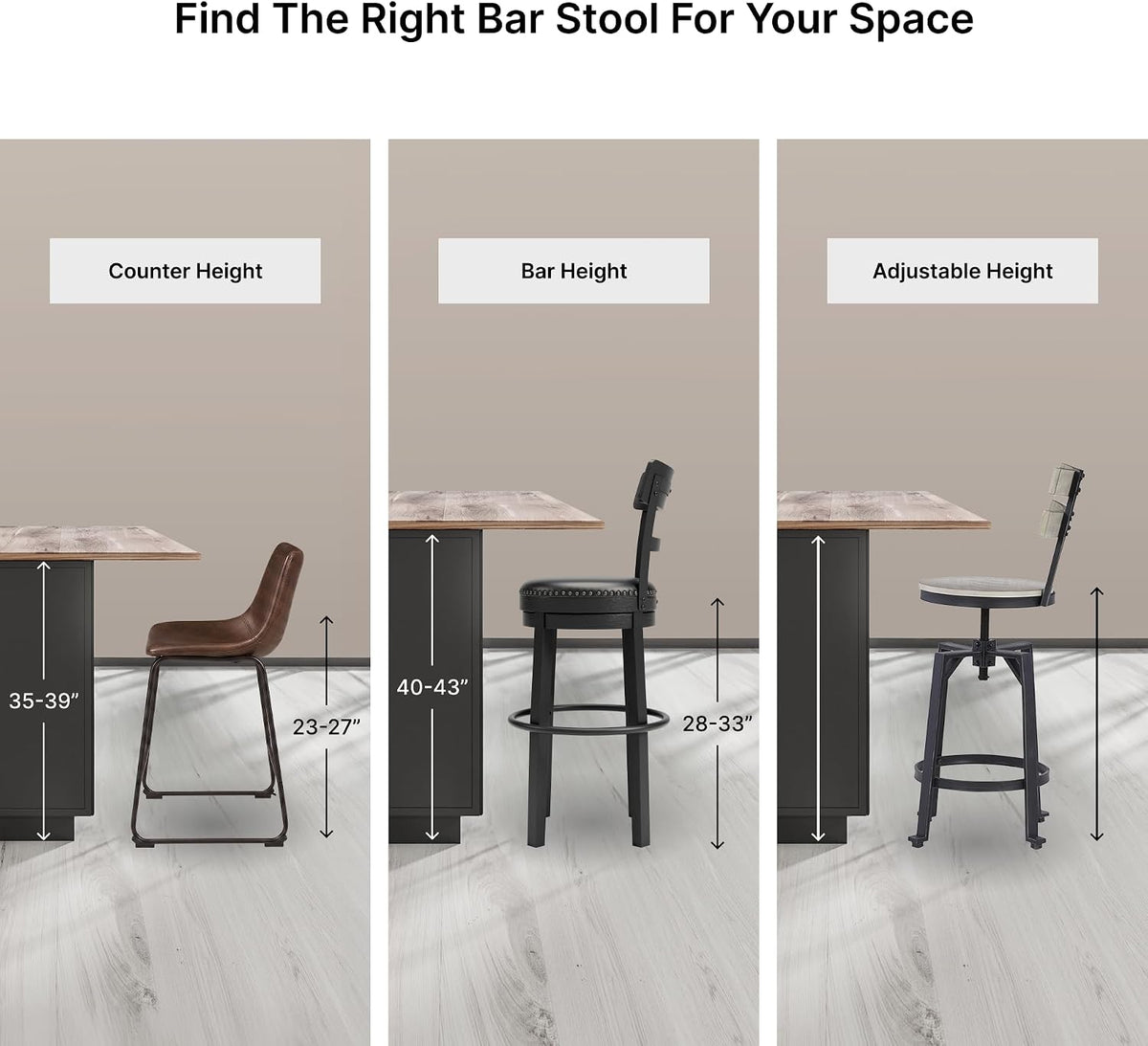 Signature Design by Ashley Counter Height Bar Stools, Set of 2, Brown