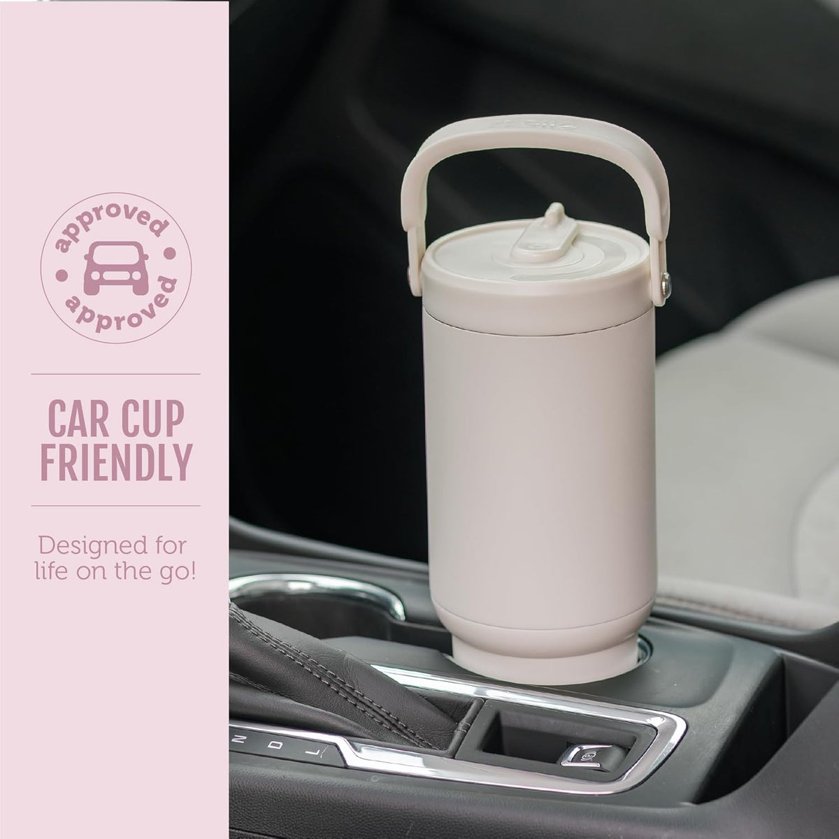 Ello Oasis Go+ 26oz Insulated Stainless Steel Tumbler with Straw, Pink