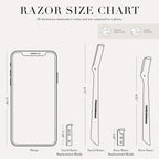 Tweezerman Facial Razor Stainless Steel