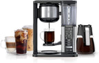 Ninja Coffee Maker, 10-Cup Carafe, Fold-Away Frother, Black, CM401 | Permanent Filter & Removable, Dishwasher Safe Reservoir, 6 Brew Styles, 8 Cup to Travel Mug to Pot Sizes