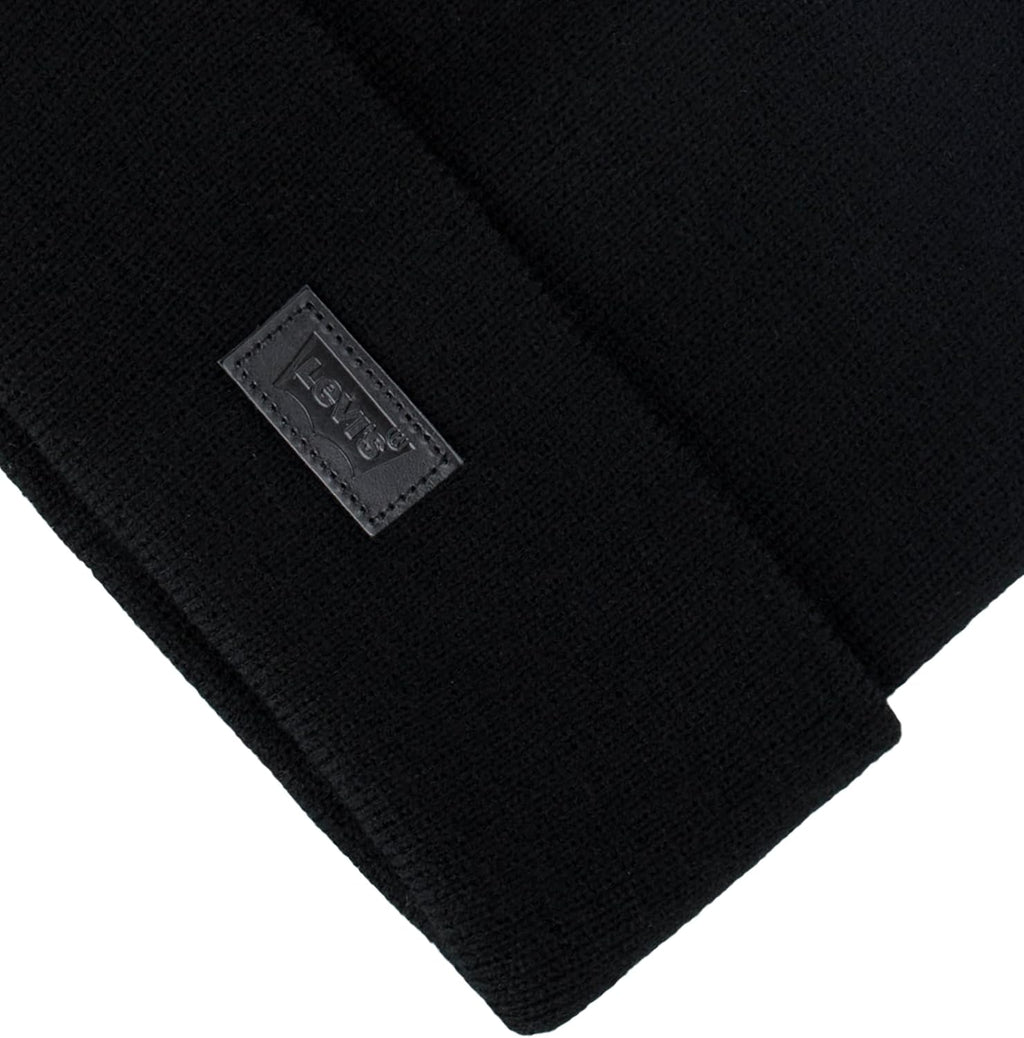 Levi's Mens All-Season Hero Beanie Soft Knit Cuffed Winter Hat, Warm & Comfortable Everyday Style