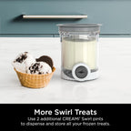 Ninja® CREAMi® Scoop & Swirl 2-in-1 Pints and Lids, 2 Pack, XSK7PNTLD2 | Ninja® Creami® Scoop & Swirl 2-in-1 Pints, Lids, and Nozzles.Compatible only with NC700 Series.