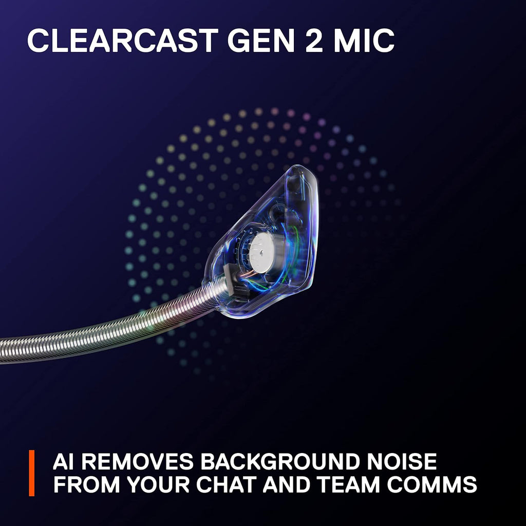 SteelSeries Arctis Nova 3 - USB-C Gaming Headset for PC, PS4, PS5 & Switch - RGB Lights - Hi-Fi Drivers - 360° Spatial Audio - AirWeave Memory Foam Earcups - Super Lightweight - ClearCast Gen 2 Mic