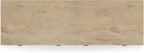 Signature Design by Ashley 6 Drawer Bedroom Dresser, Light Oak, Cielden | Textured beige faux cane fronts, Bronze knobs, Quick assembly, Contemporary coastal bedroom decor