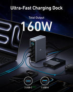 Anker Prime Docking Station, 14-in-1 Laptop Docking Station Dual Monitor