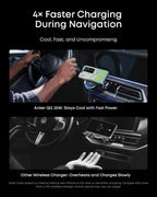 Anker Prime Qi2 25W MagSafe Compatible Wireless Car Charger Mount