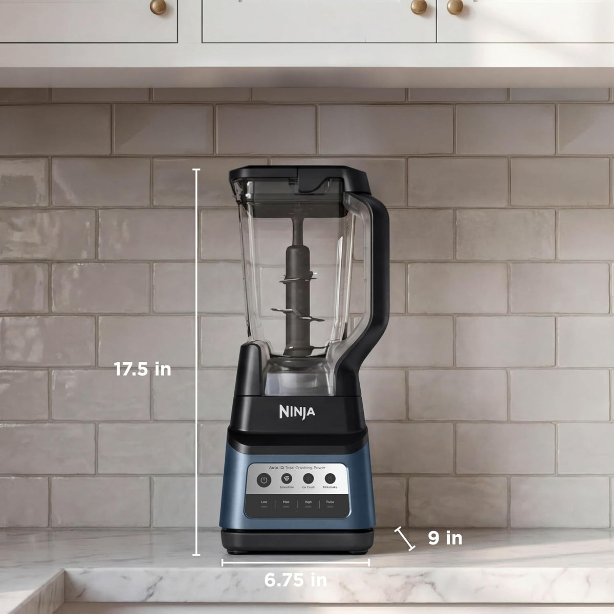 Ninja Professional Plus Blender, Auto-iQ, 1400W, 72oz Pitcher, BN701BLBRN | 1400 peak-watt motor, 3 Auto-iQ presets for smoothies, frozen drinks & ice cream. Total Crushing blades. Dishwasher safe.