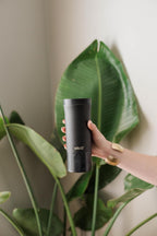 Ello Miri 16oz Insulated Stainless Steel Travel Mug with Slider Lid, Black